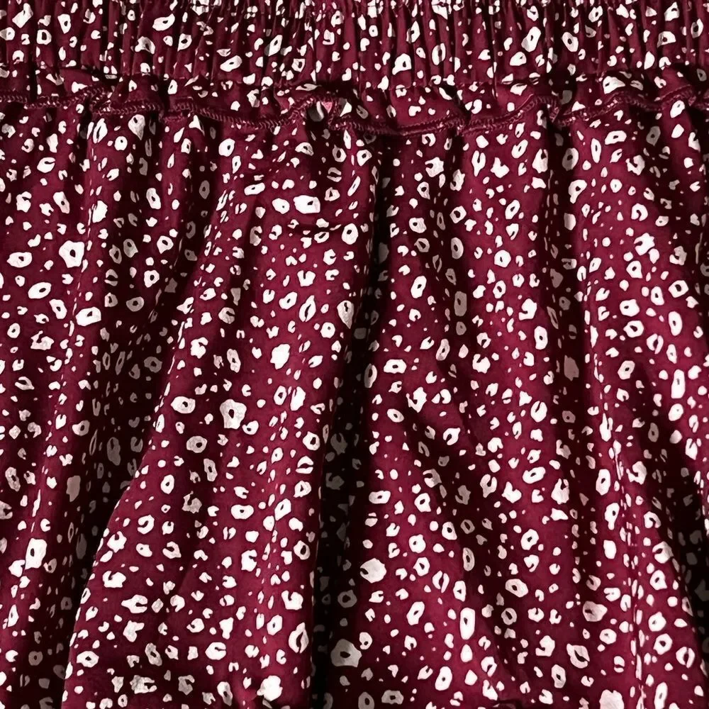 Burgundy Fall ready Skirt